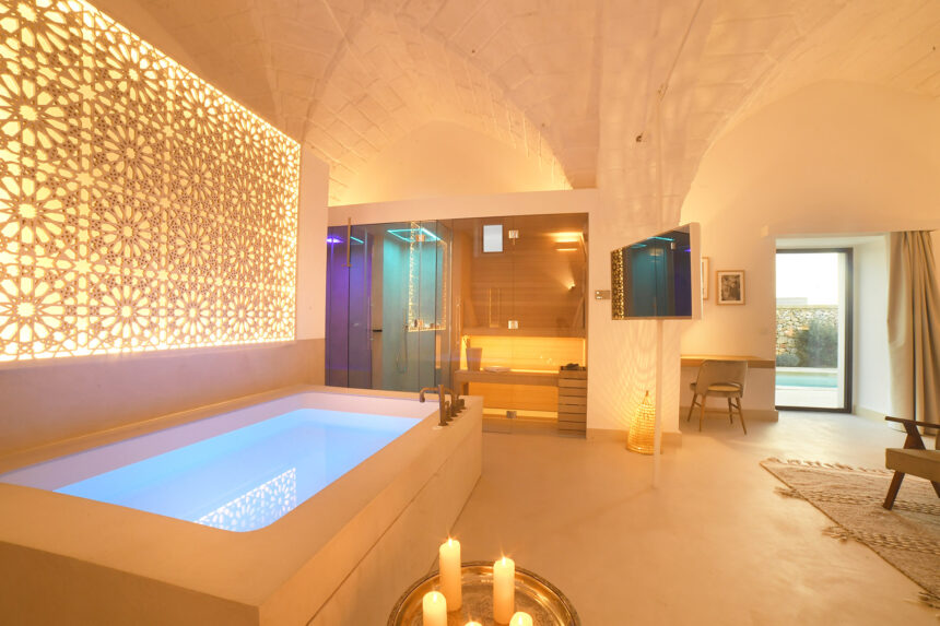 Masseria Corte degli Aromi Otranto suite menta spa privata